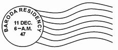 Baroda Residency Comet type combined date stamp
